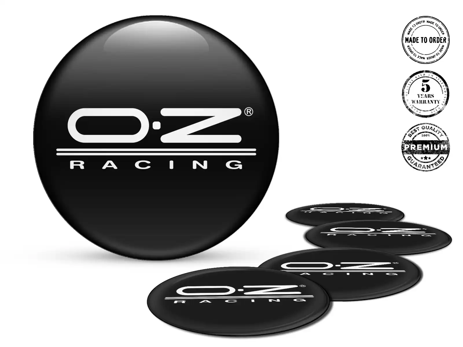 OZ Autocollants Jantes Voiture Emblèmes Haute Qualité
